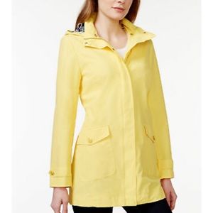 Charter Club Yellow Hood Anorak Raincoat Georgie🎈
